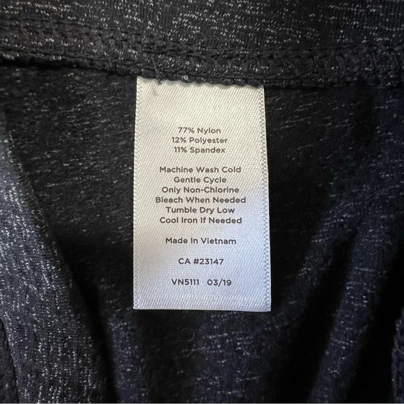 T by talbots charcoal gray leggings SZ P - Picture 5 of 5